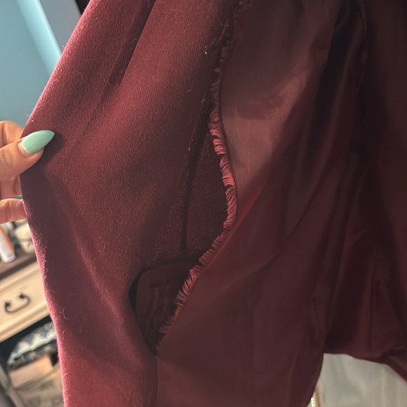 Women's Burgundy Blazer - Picture 5 of 5
